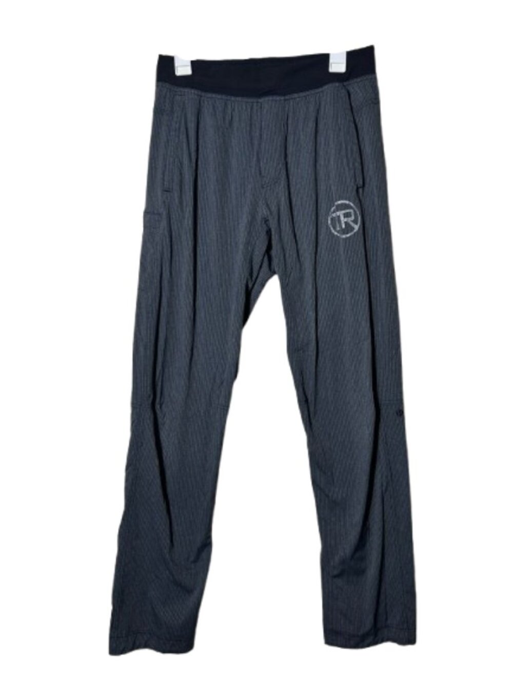 Lululemon gray black striped seawall track pants men's L